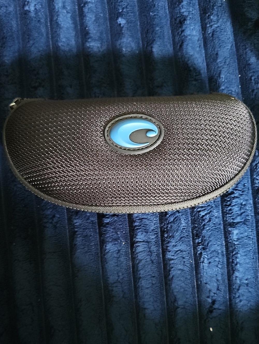 Costa Black Sunglasses Case with Blue Logo